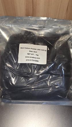 비구형 하드카본 분말 (Non-Spherical Hard Carbon Powder) 9um 450mAh/g